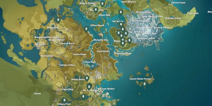 Interaktive Karte der Midnight Jade Standorte