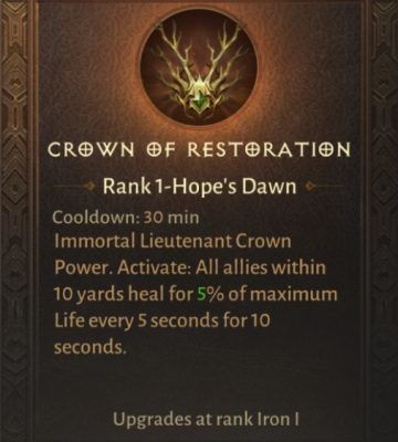 Crown of Restoration