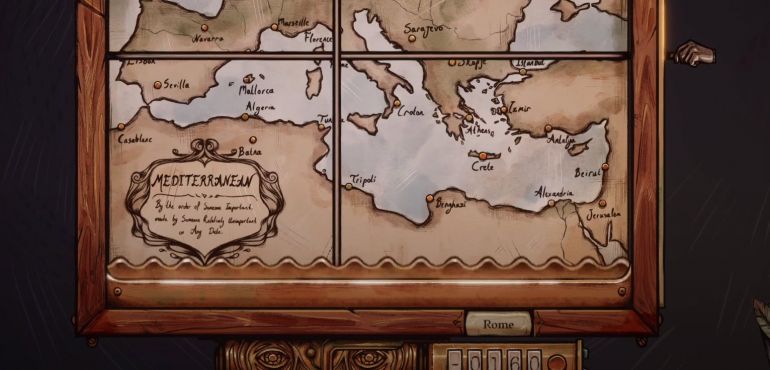 Karte zu Rom und Jahr -160