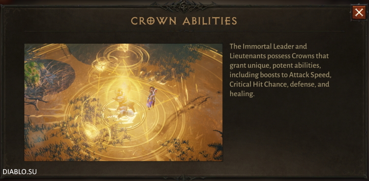 Faction Immortals: Crown Abilities