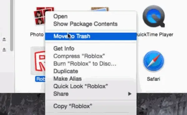 Roblocks auf Mac OS deinstallieren