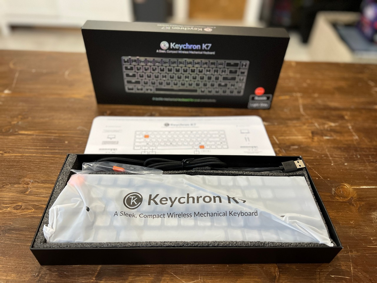 Keychron K7 Wireless Mechanical Ultrathin Keyboard Review