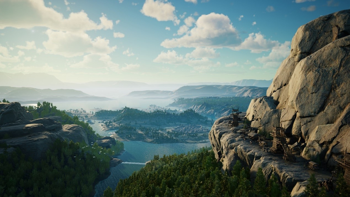 Das Spiel kann wunderschöne Landschaften generieren