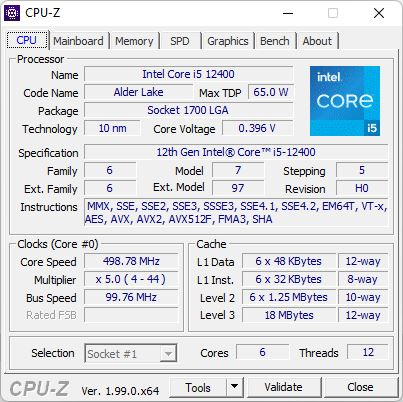 Intel Core i5-12400 Testbericht - günstiger Preis, keine Leistung