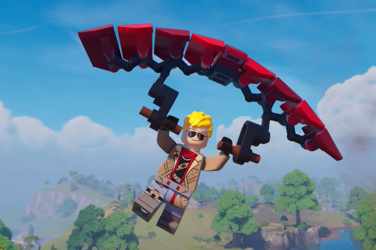 Wie man einen Hängegleiter in LEGO Fortnite baut