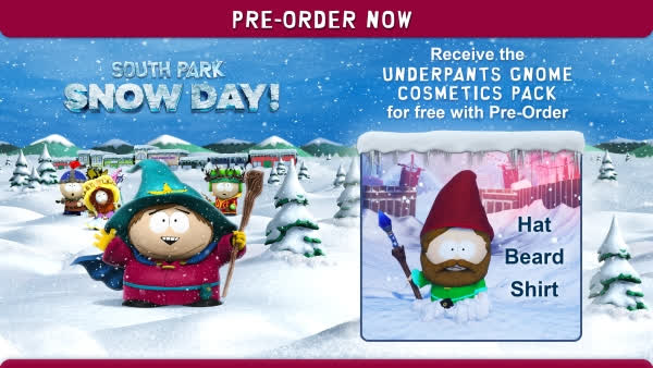 Welche Boni gibt es für die Vorbestellung von South Park: Snow Day! - Belohnungsliste