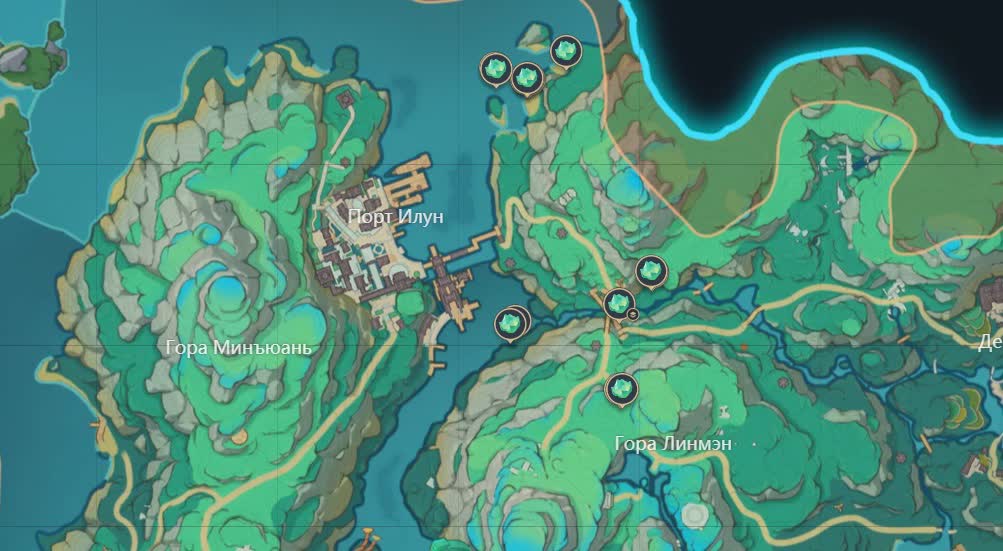 Wo Sie in Genshin Impact 4.4 reine Wasser-Jade finden - alle Jade auf der Karte