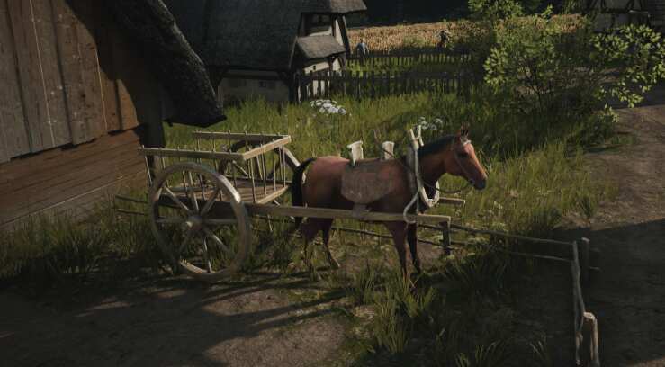 Wofür werden Pferde in Manor Lords eingesetzt?