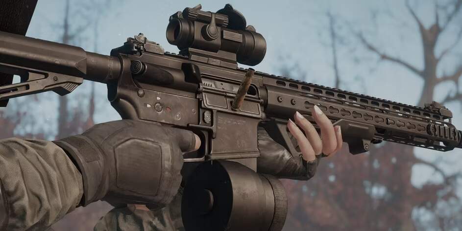 Best Weapon Mods for Fallout 4 in 2024 - RU556 Assault rifle mod