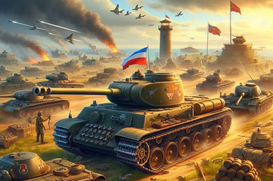 Was man auf dem Weg zur Arbeit spielen kann - Battle of the Tanks