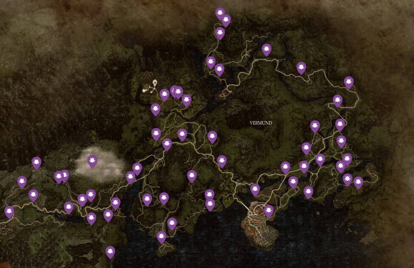 Wo finden Sie alle Goldkäfer in Dragons Dogma 2 - detaillierte Karten