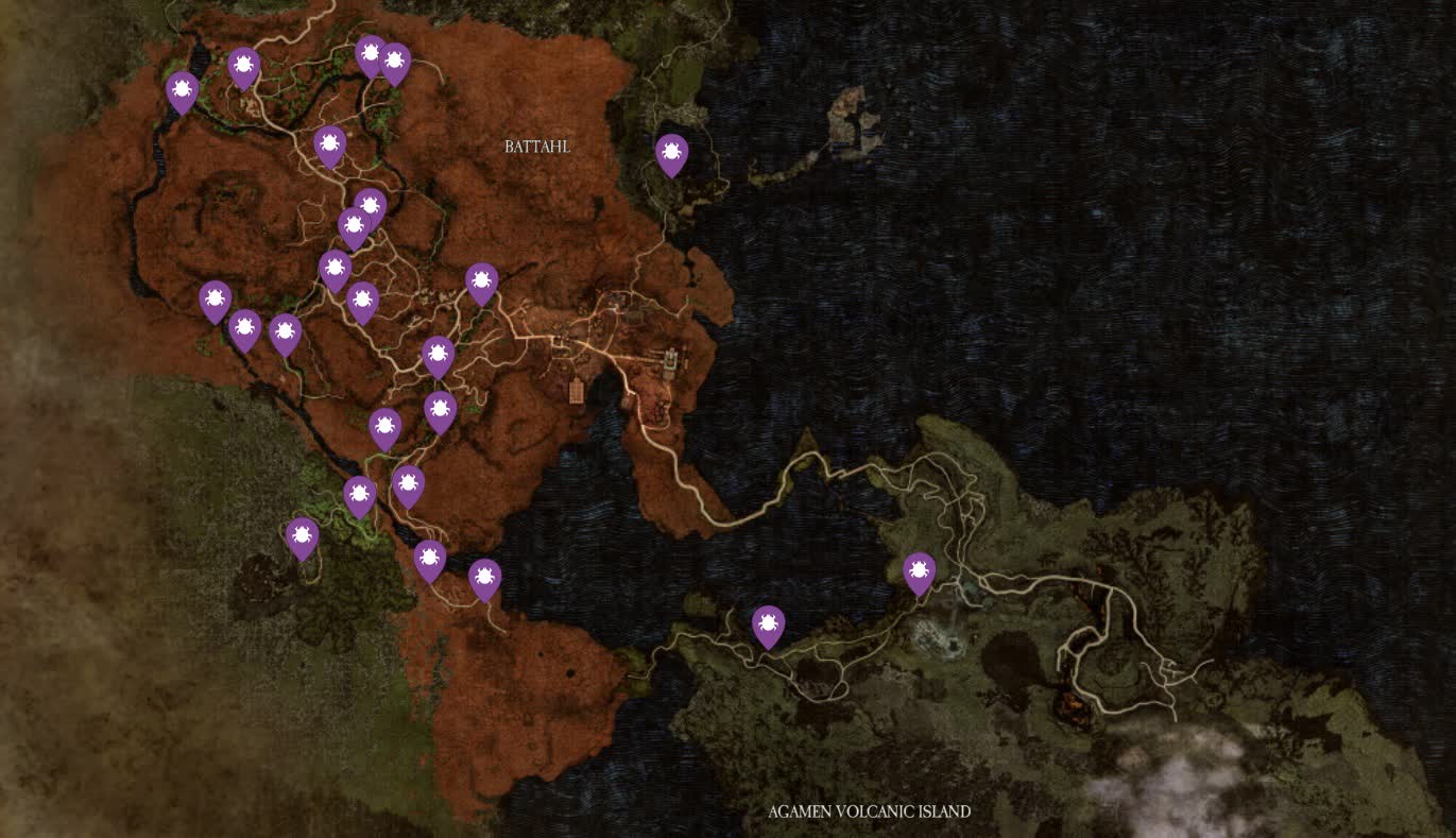 Wo Sie alle Goldkäfer in Dragons Dogma 2 finden - detaillierte Karten