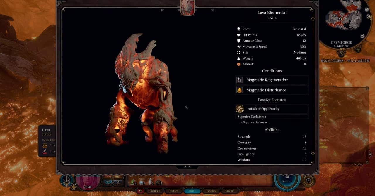Как победить Lava Elemental в Baldur's Gate 3 (легкий способ)