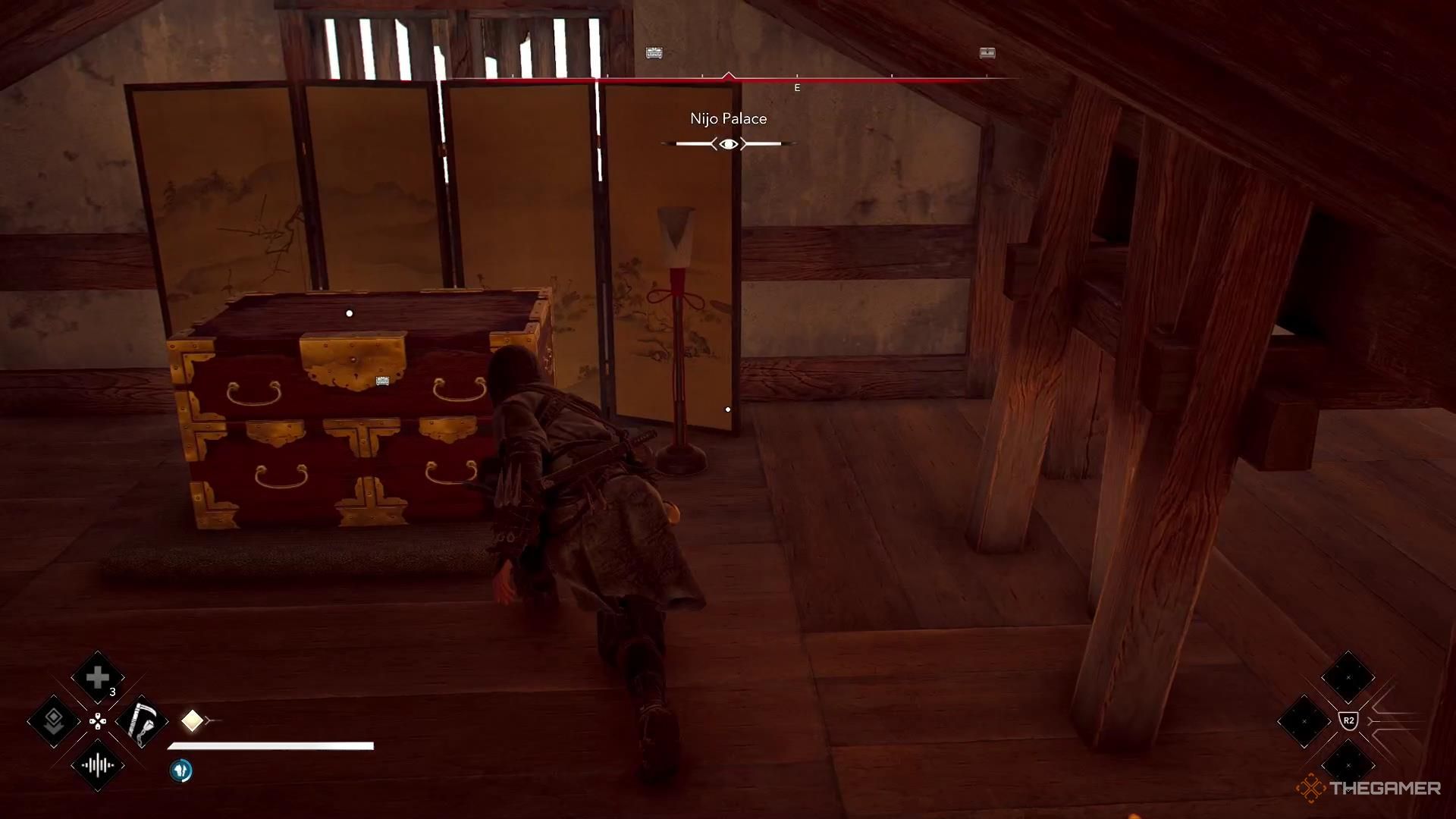 Легендарный сундук стоит на чердаке в Assassin's Creed Shadows.