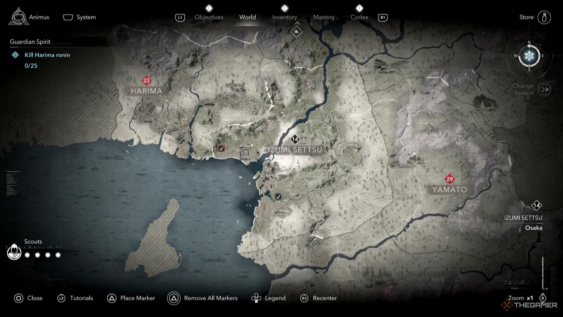 Every shrine location in Izumi Settsu in Assassin's Creed Shadows.