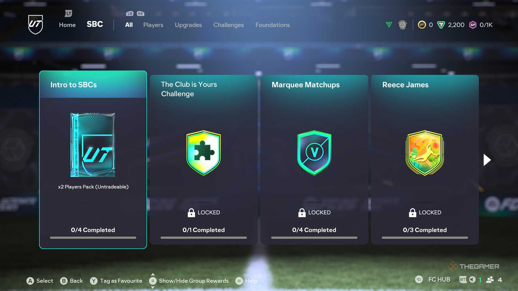 How To Do SBCs: Choices in EA Sports FC 26.