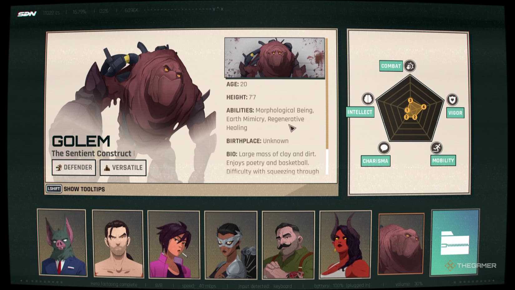Golem in Dispatch.