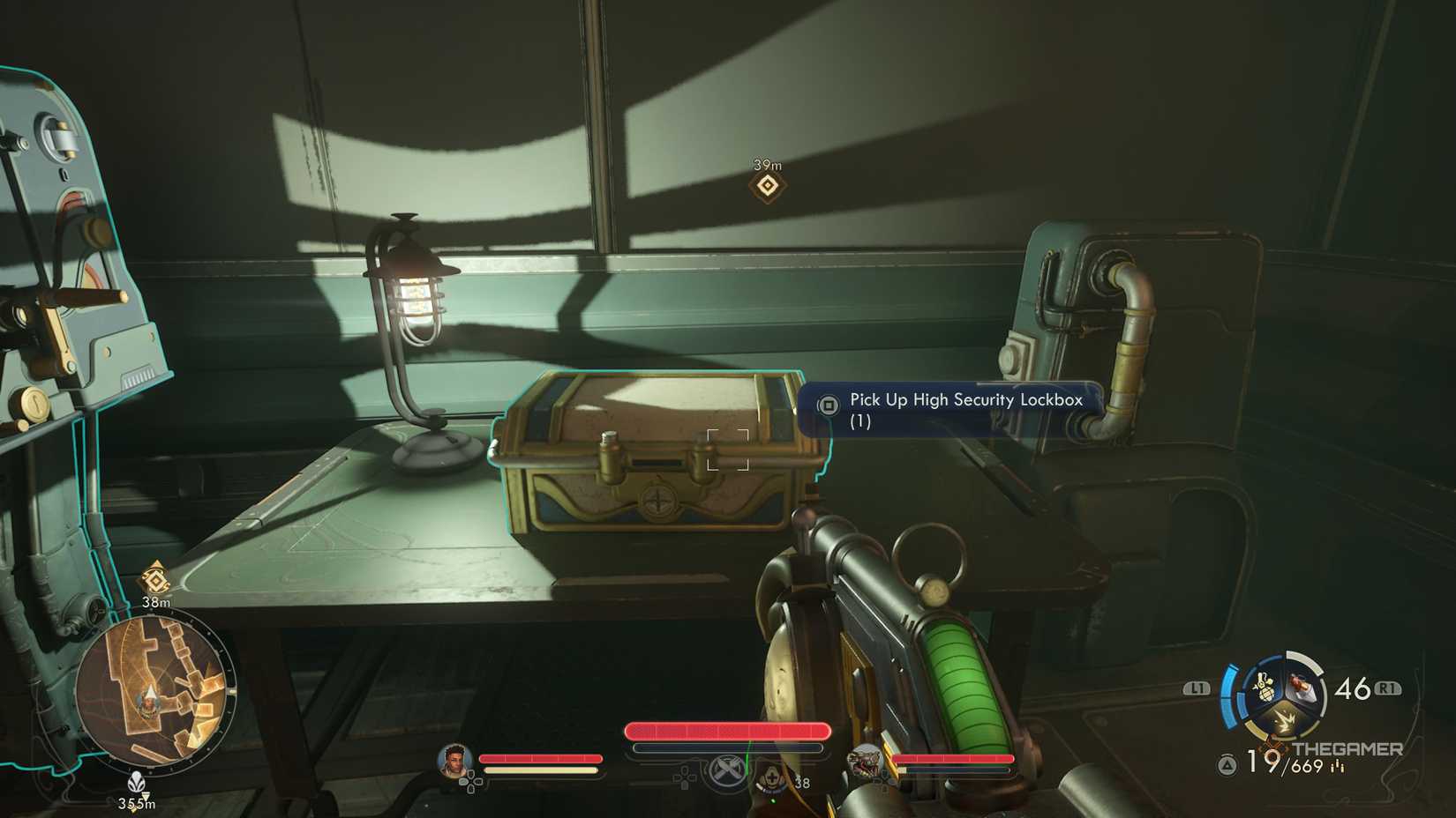 A high security lockbox in the refugee camp in the outer worlds 2.