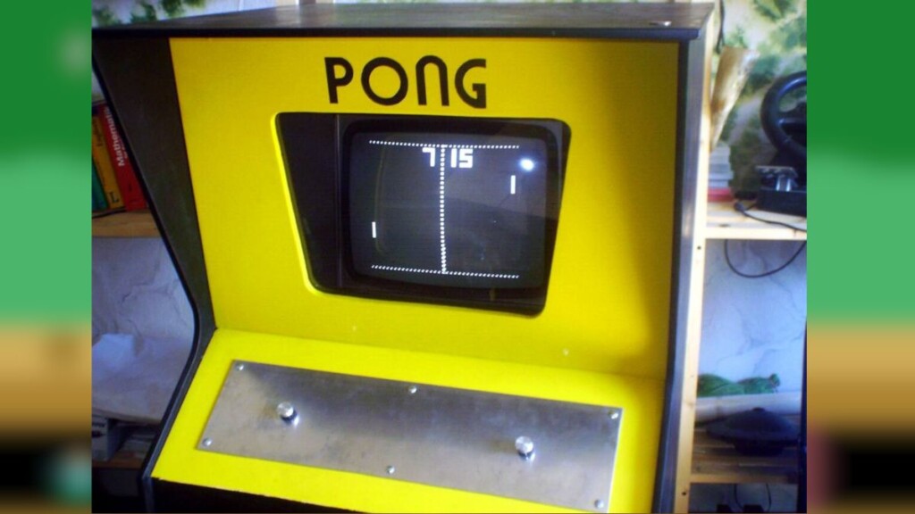 Atari Pong, developed by Al Alcorn Pong video game