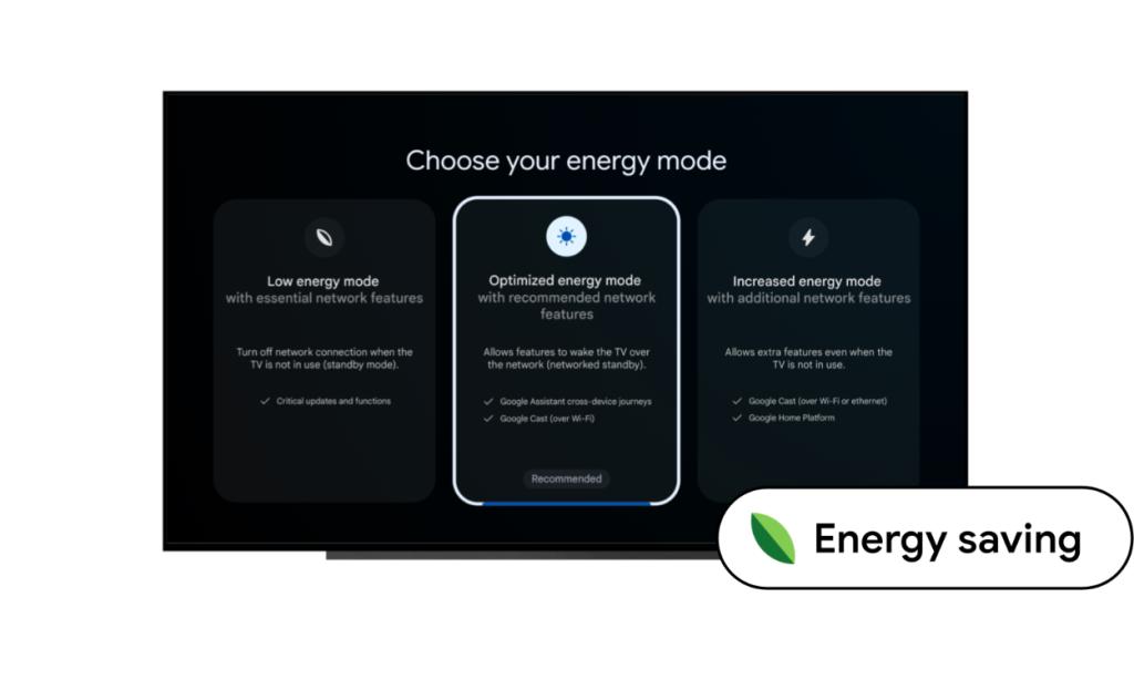 Режимы энергопотребления в Android 14 для Android TV OS