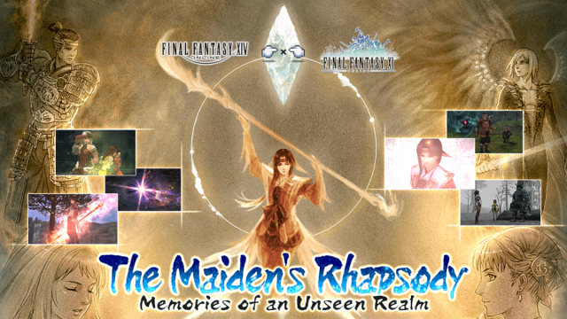 Ключевой арт кроссовера FFXIV и FFXI для The Maiden's Rhapsody