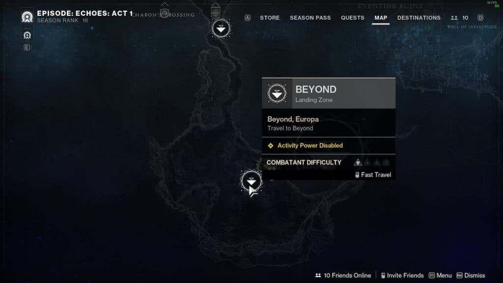 Destiny 2 Beyond Landing Zone