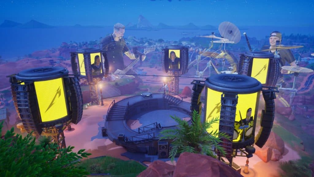 Metallica Loot Island в Fortnite