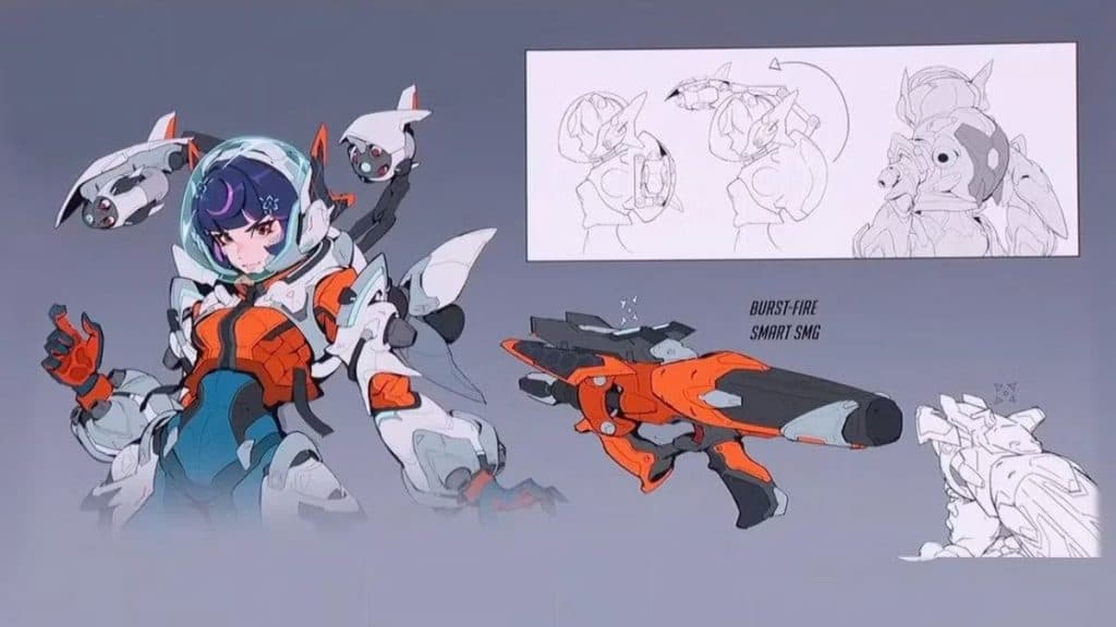 Space Ranger concept art in OW2