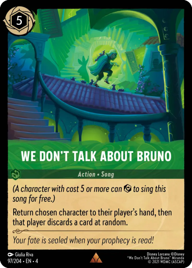 lorcana we dont talk about bruno card