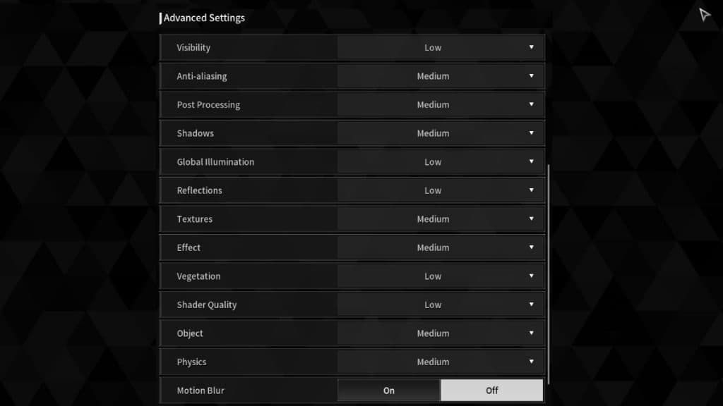 The First Descendant Performance Settings