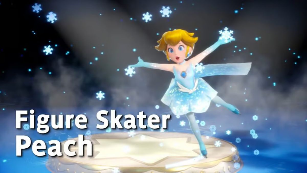 Figure Skater Peach