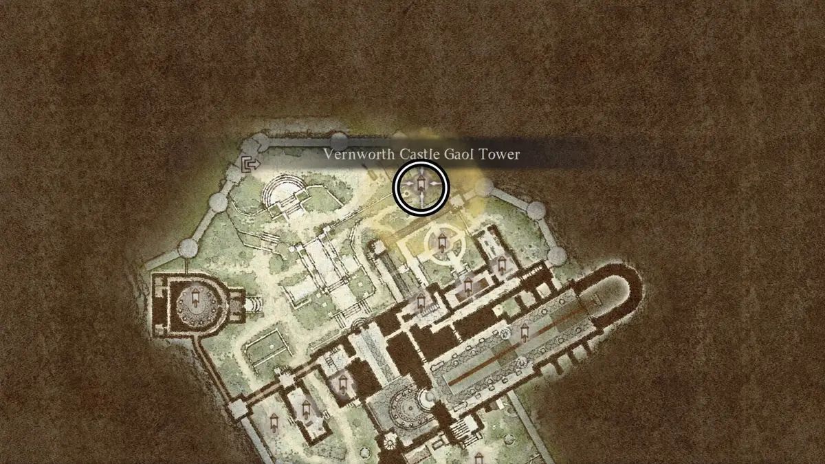 Vernworth Castle Map