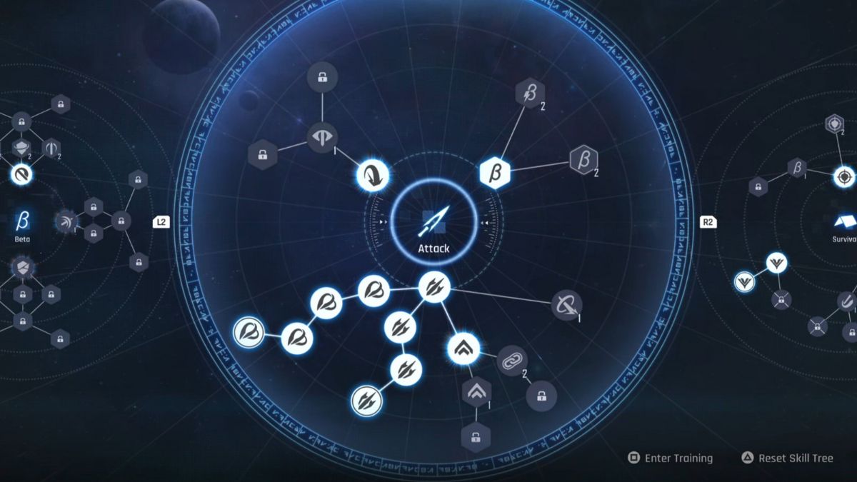 Skill Tree in Stellar Blade