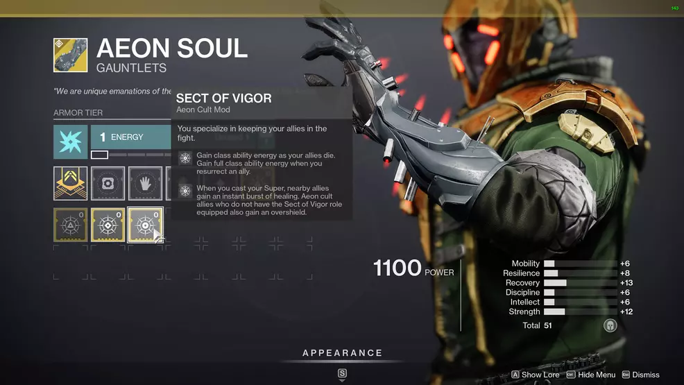 destiny 2 warlock exotic armor aeon soul