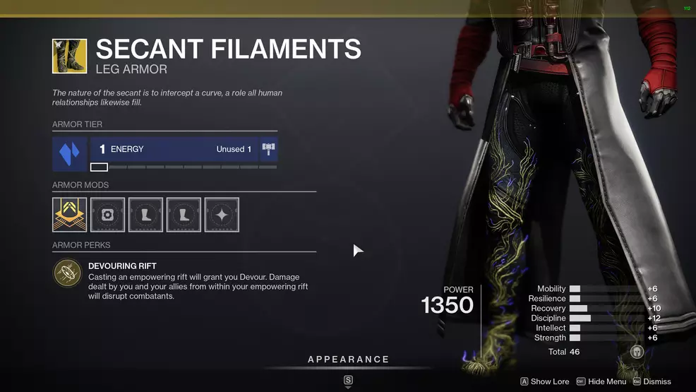 destiny 2 secant filaments