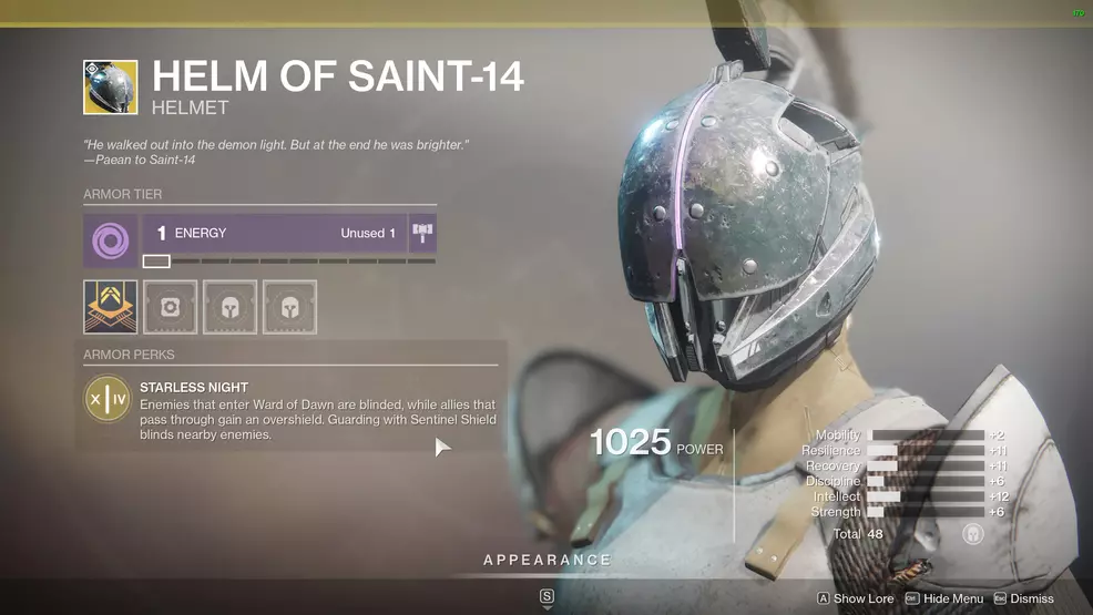 Destiny 2 Exotic Titan Armor Helm of Saint-14