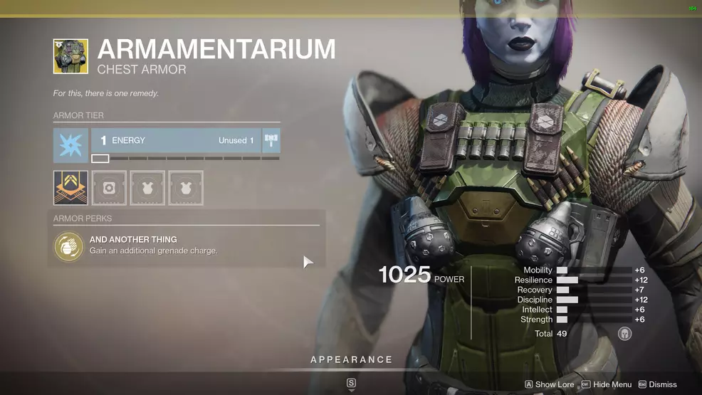 Destiny 2 Exotic Titan Armor Armamentarium