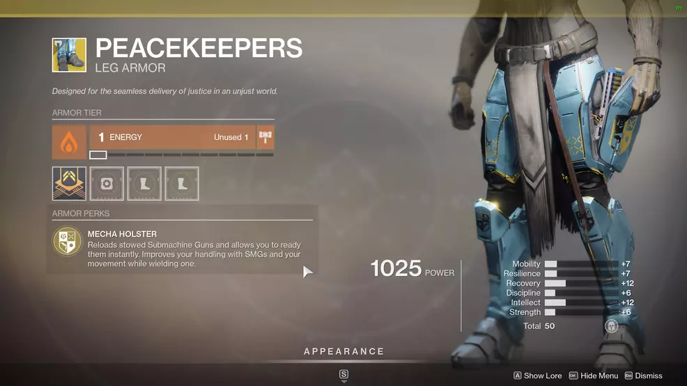 Destiny 2 Exotic Titan Armor Peacekeepers