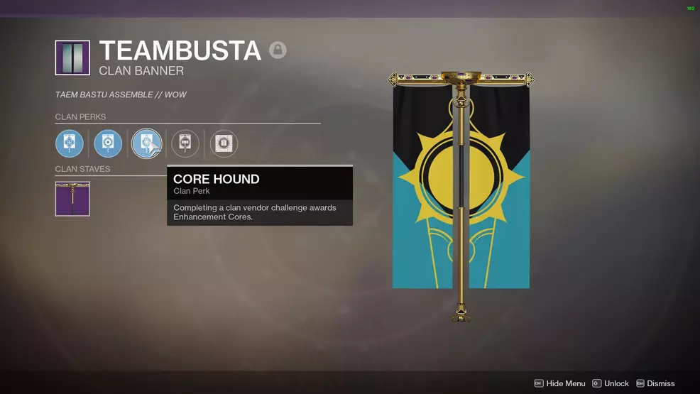 destiny 2 enhancement cores clan challenges