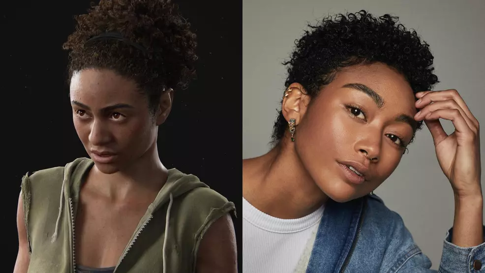 Side by side images of Nora and Tati Gabrielle.