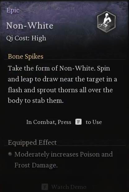 Non-White Spirit - Black Myth Wukong