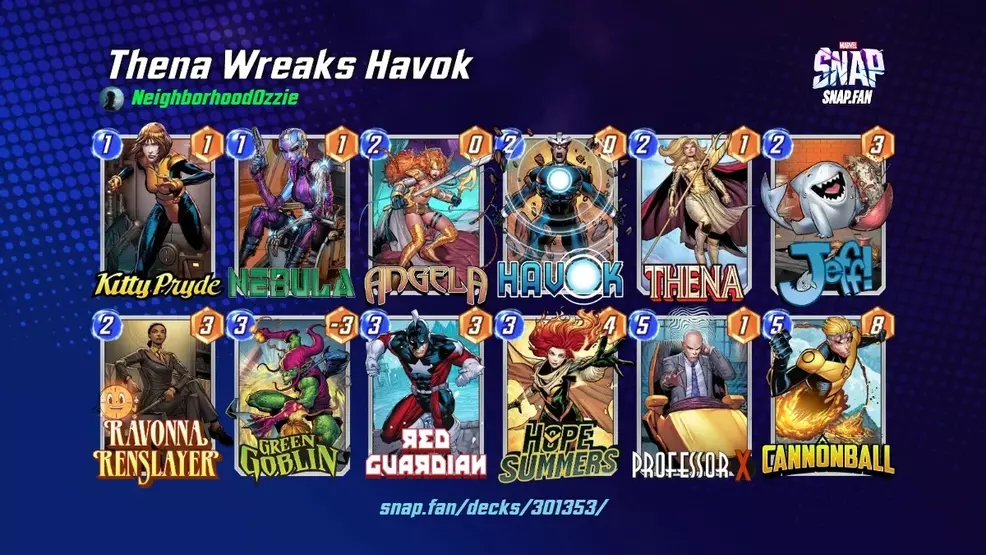 Ozzie's Thena Tempo Deck