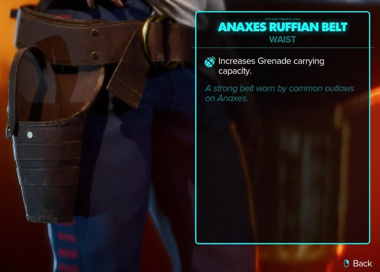 Anaxes Ruffian Belt Perk