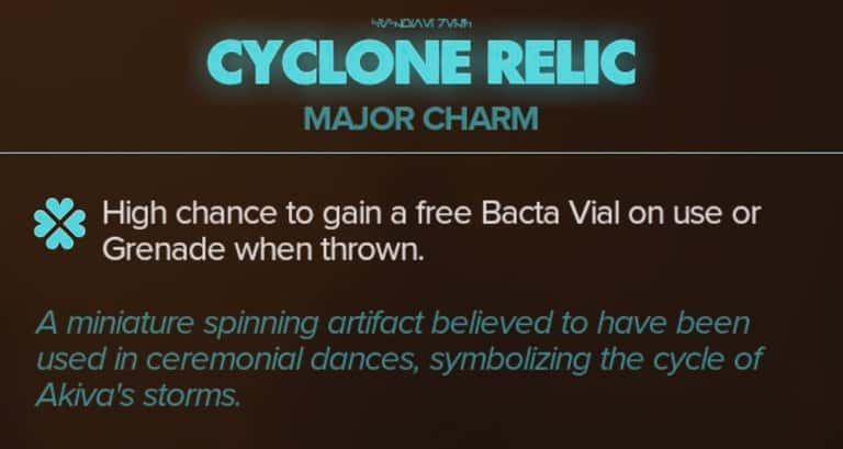 Cyclone Relic - Major Charm - Stats