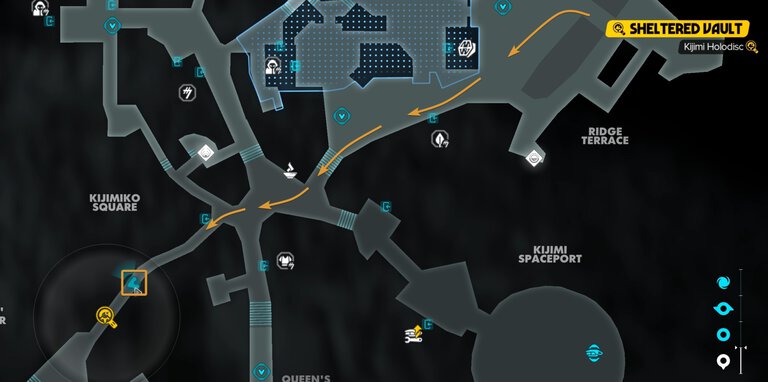 Learn about the holodisc in the Thieves District - Map