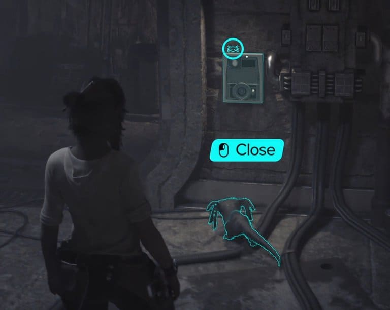 Using Nix in Star Wars Outlaws to control doors