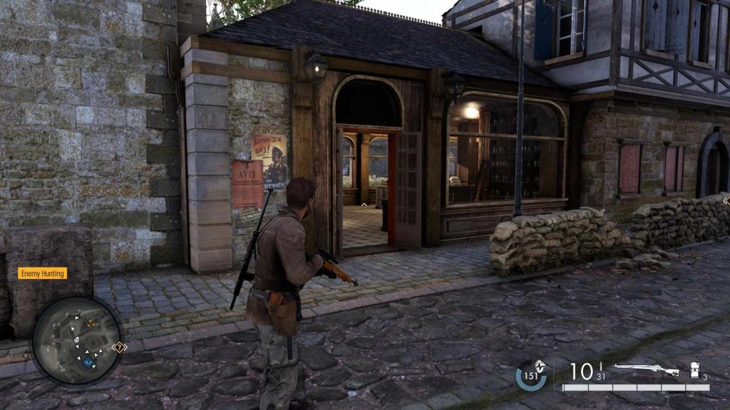 third workbench location in sniper elite resistance dead drop mission