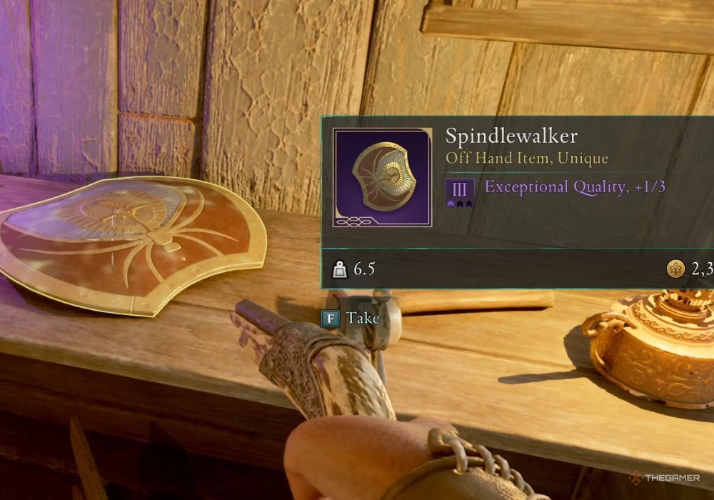 Avowed Spindlewalker unique item description