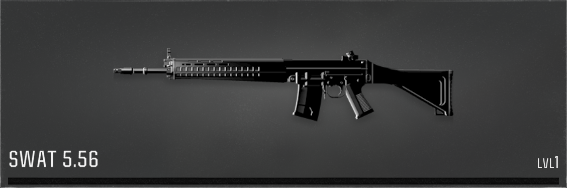 Иконка оружия SWAT 5.56 в Black Ops 6
