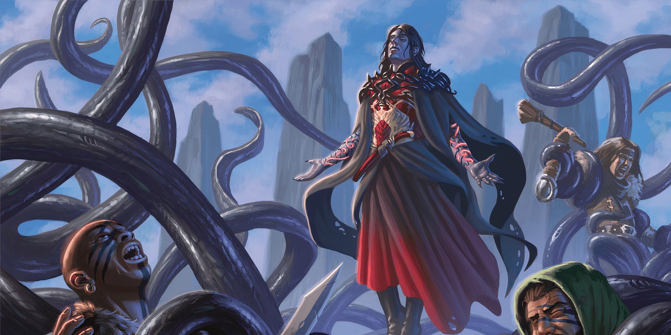 Evard casts Evard's Black Tentacles in Dungeons & Dragons.